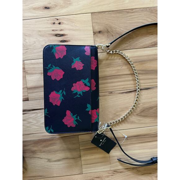 NWT Kate Spade Madison Rose Toss Crossbody Purse, Shoulder Bag, Clutch - Picture 9 of 11